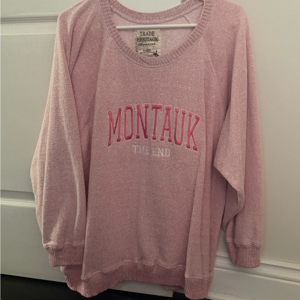 Heritage Pink Montauk Crewneck Sweatshirt